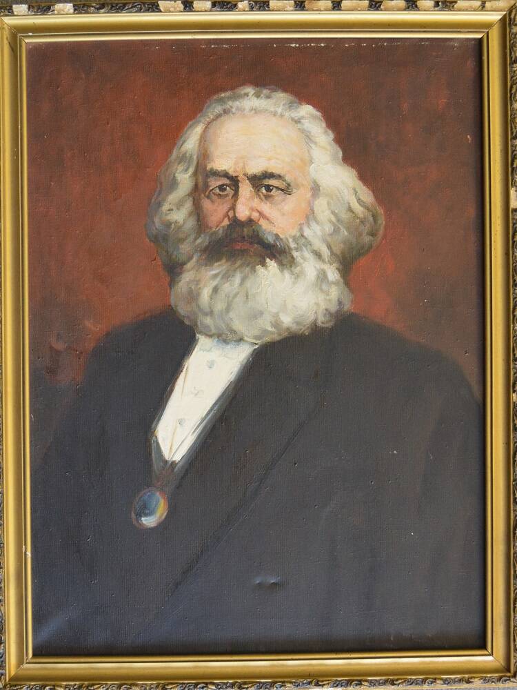 Картина Карл Маркс. Автор И. Соголев.