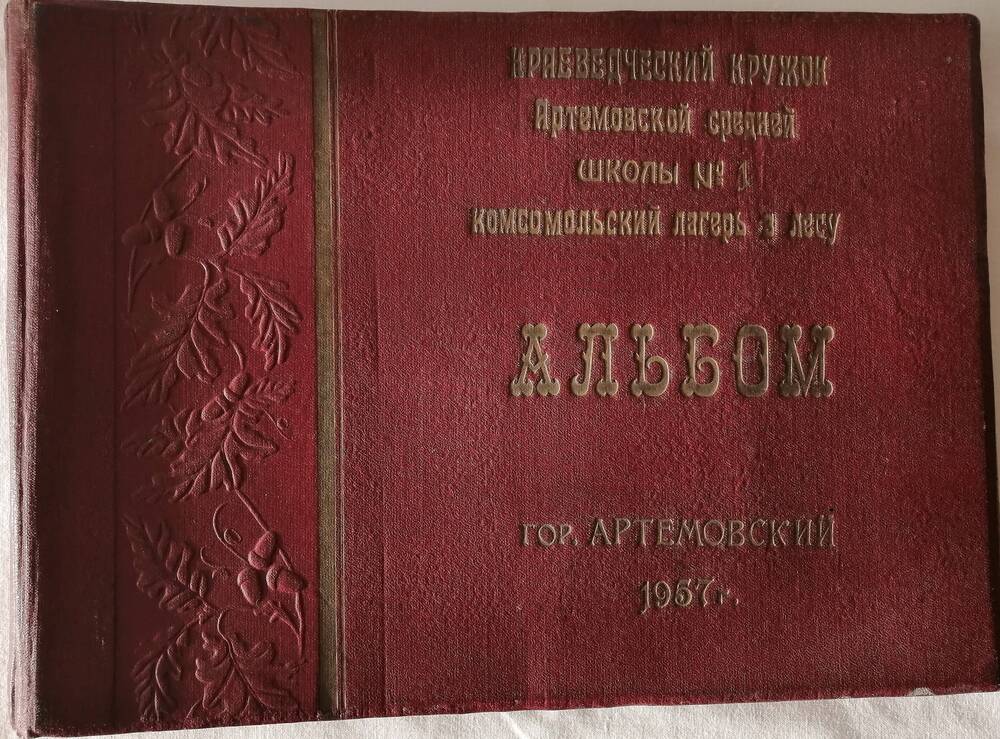 Альбом школы №1 Комсомольский лагерь в лесу