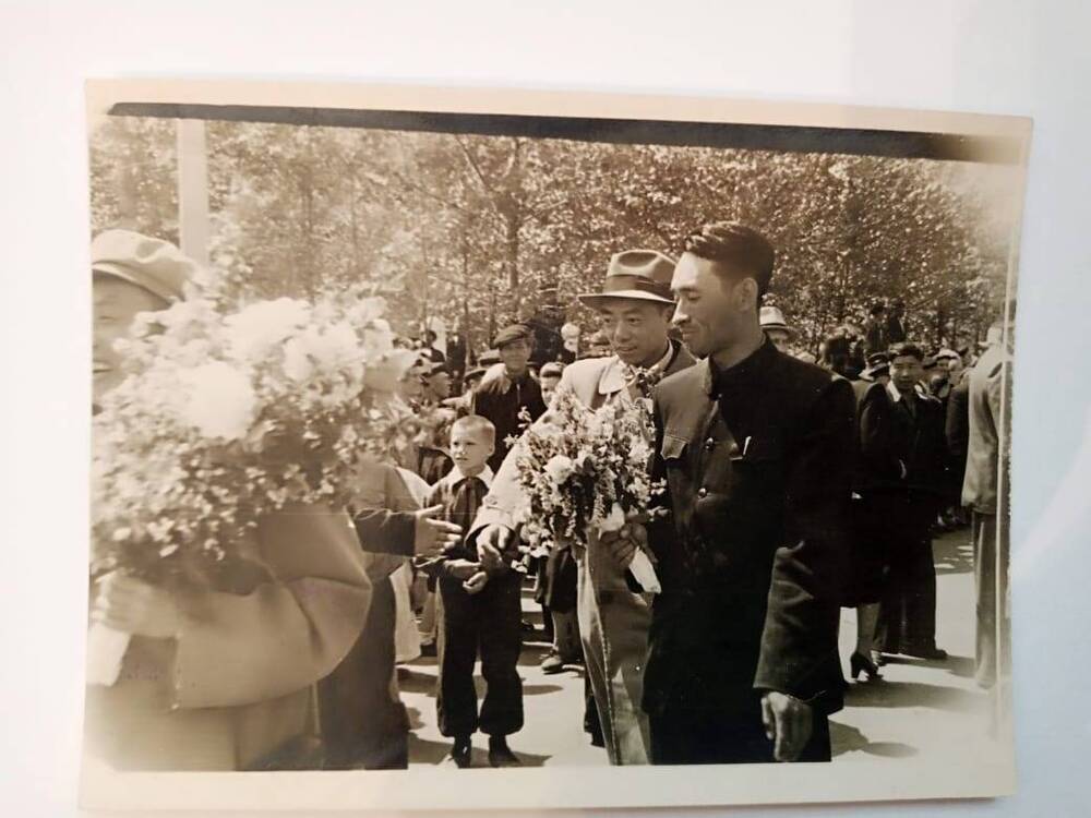 Визит китайской делегации в г. Райчихинск 1957 г.