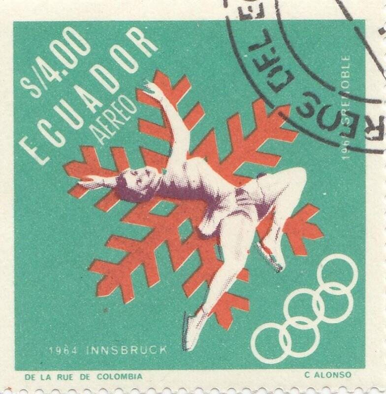 Марка › 1964 Innsbruck & 1968 Grenoble - Women's Figure skating