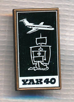 Значок. YAK-40.