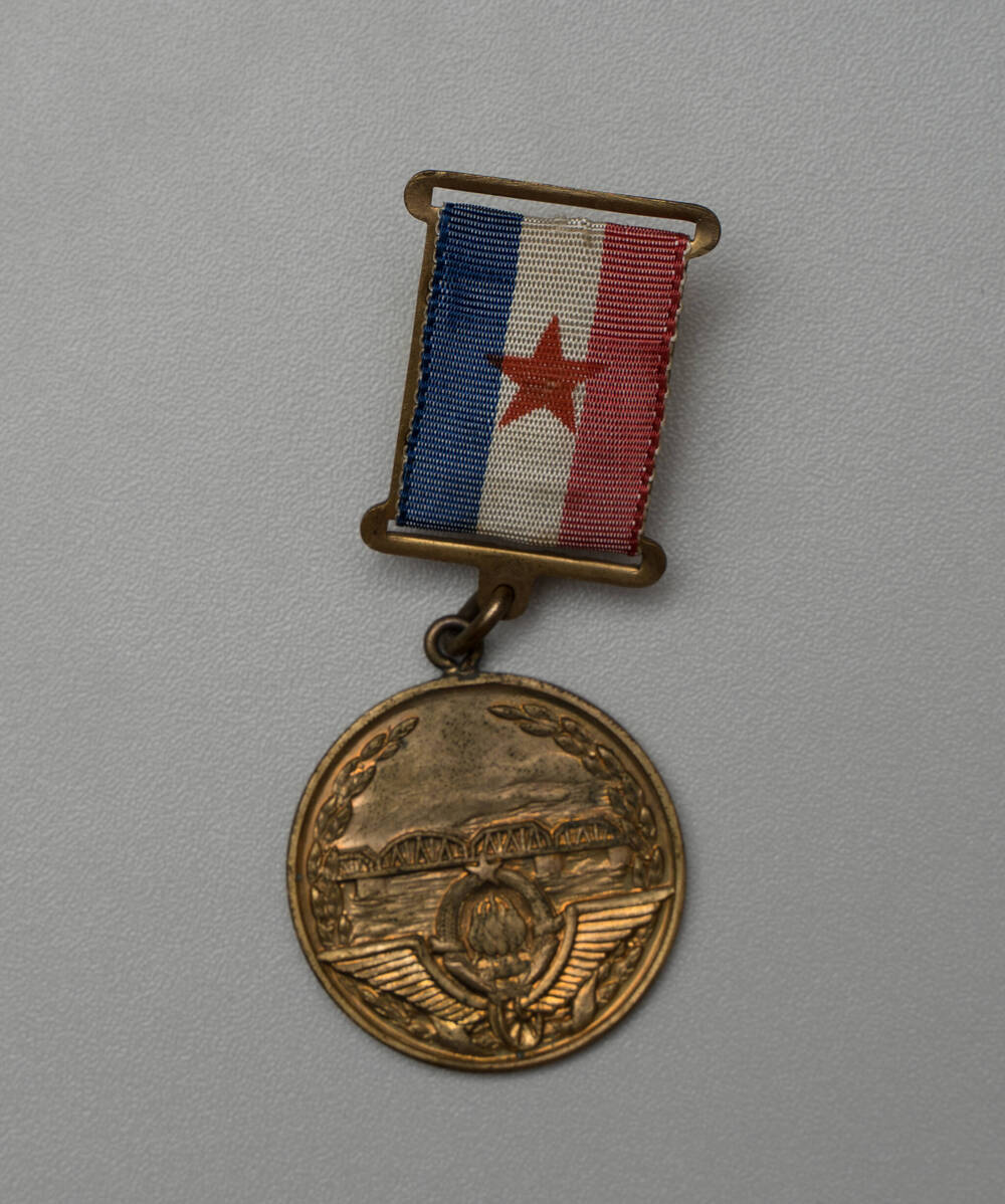 Медаль «За строительство моста через Дунай» Караваева