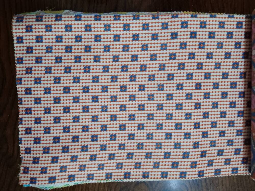 Образец ткани Горийского х/б комбината Грузинской ССР