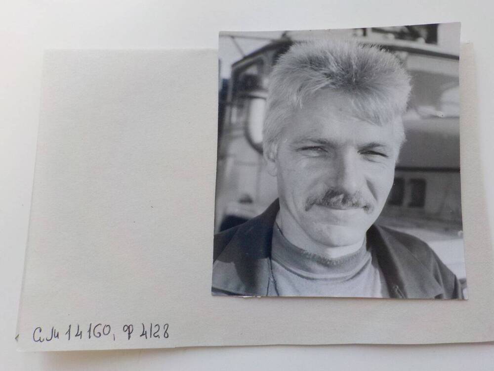 Фотография Василий Баранов - шофер колхоза Путь Ленина, 1990-е годы