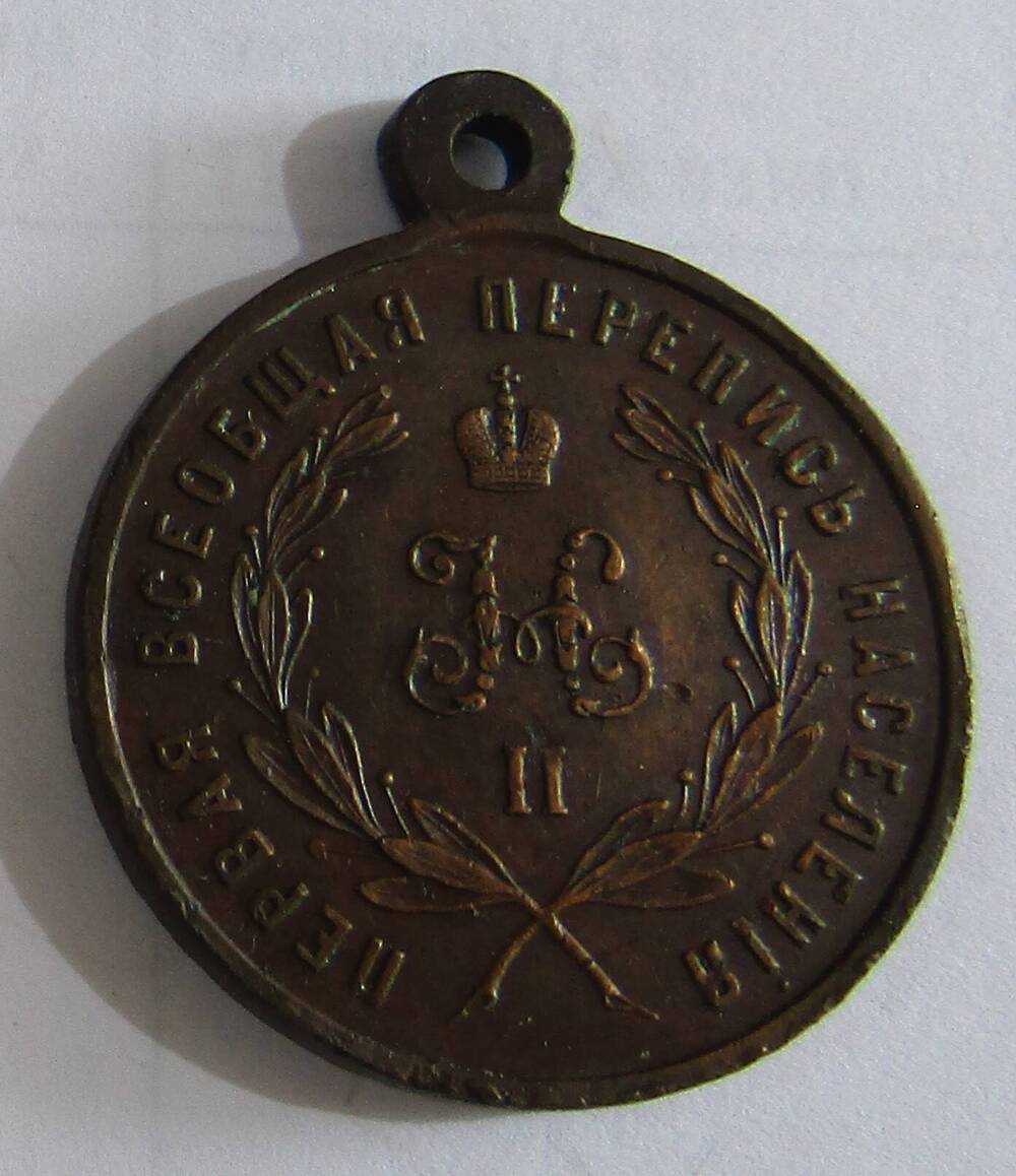 Медаль «За труды по первой всеобщей переписи населения 1897 г.»