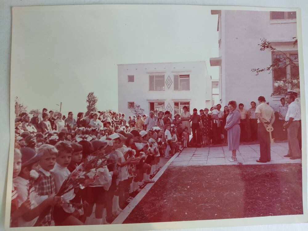 Фото. Открытие детского сада на 140 мест на механическом заводе, 11.07.1975 г.