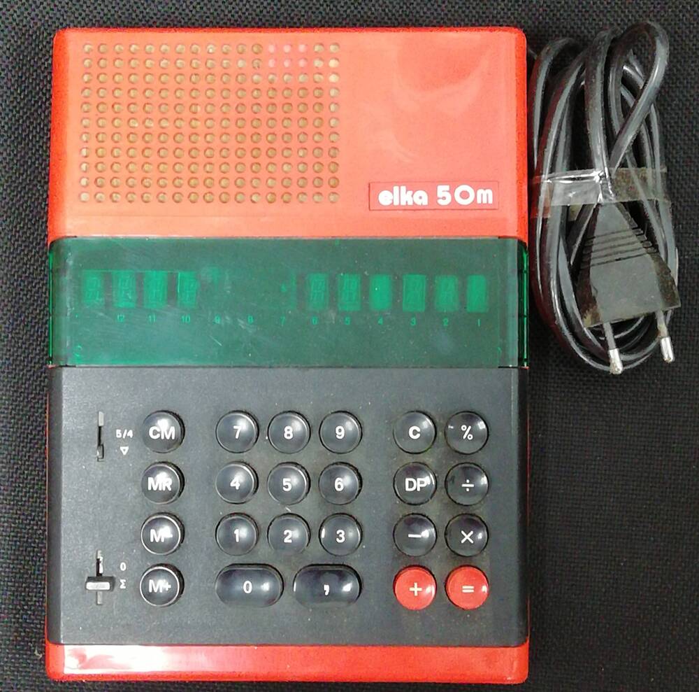 Калькулятор elka 50 m. Производство: Болгария, 1979 г.