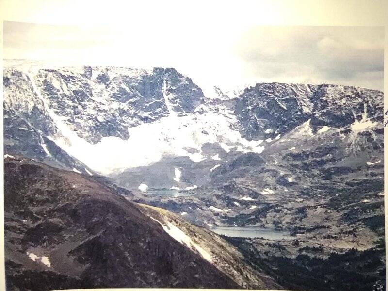 Изобразительный фотоматериал «Вид на снежные вершины»