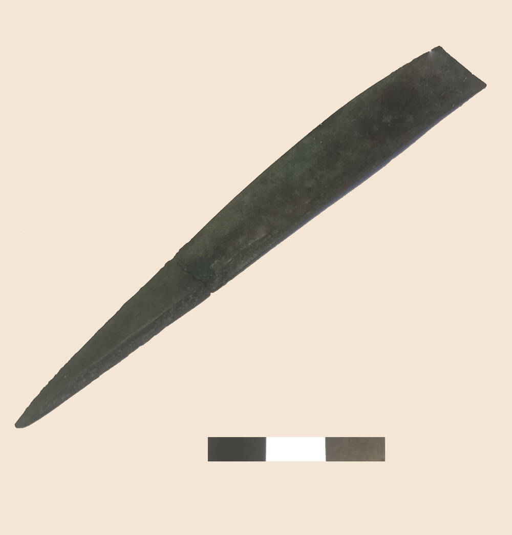 Нож. Археологический памятник Тисуль I - Кондрашка