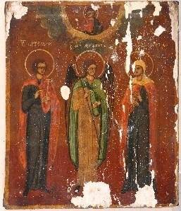 Икона Архангел Михаил, Артемий и Соломонида