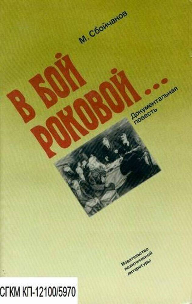 Книга. В бой роковой… Документальная повесть 