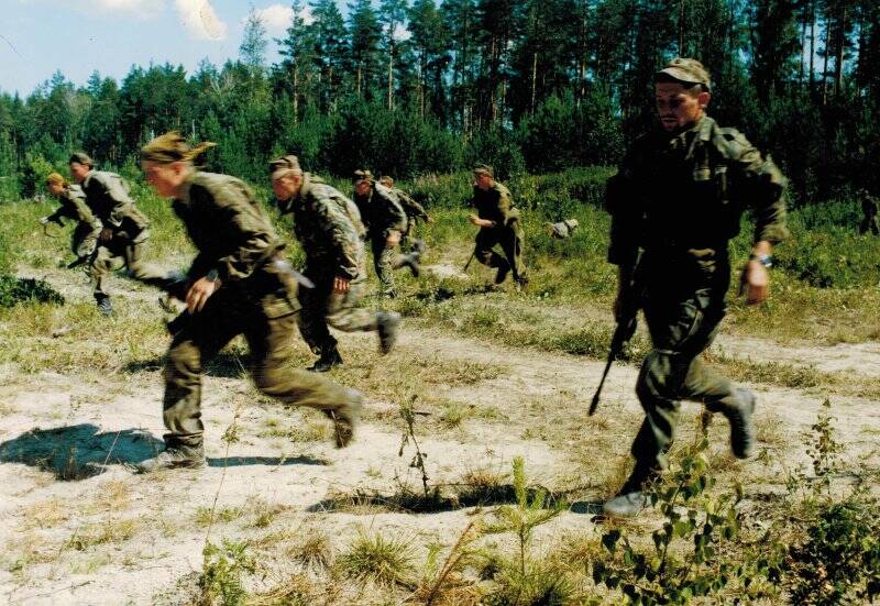 Фотография. 12 бригада на одном из этапов соревнований