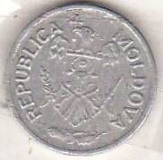 Монета  1 ВАNI 1995 г Молдавия.