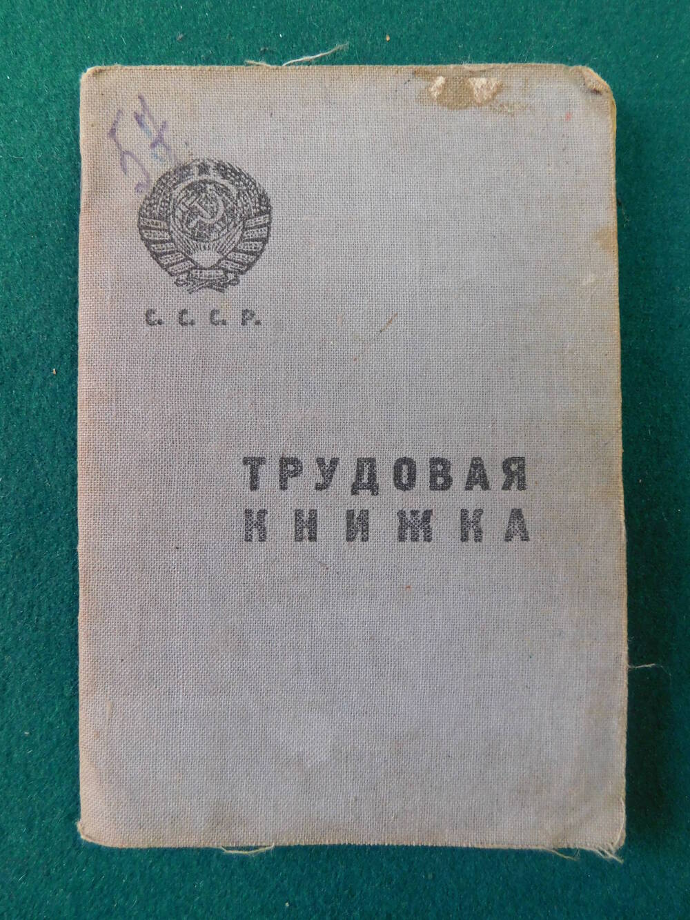 Трудовая книжка Парфеновой Феонии Петровны. Дата выдачи: 11 января 1939 год.