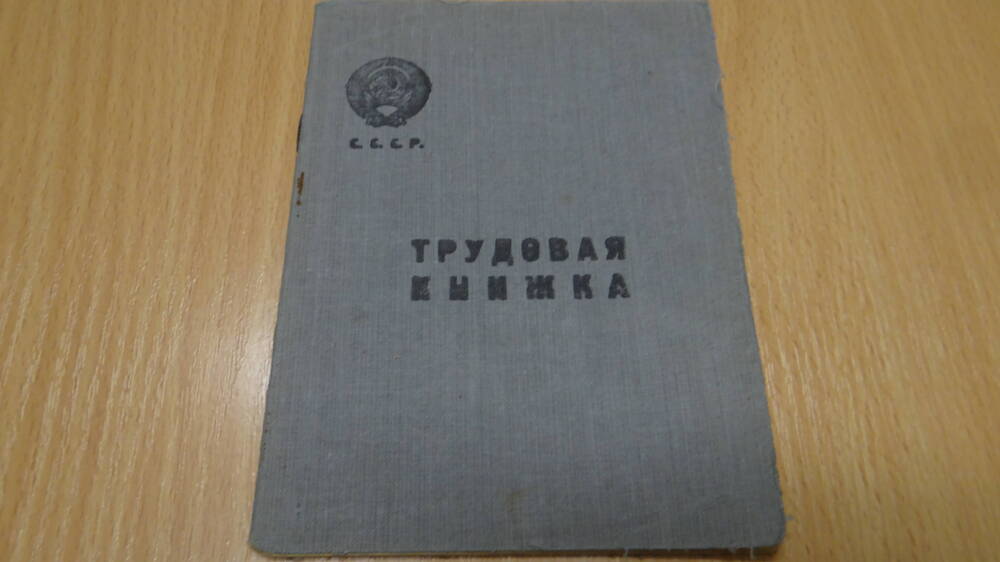 Коллекция документов Петровского В. Н.
Трудовая книжка Петровского В.Н.