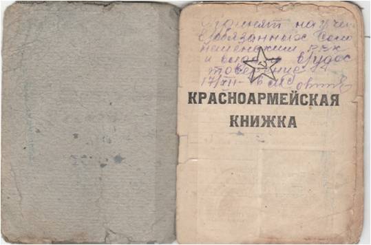 Красноармейская книжка