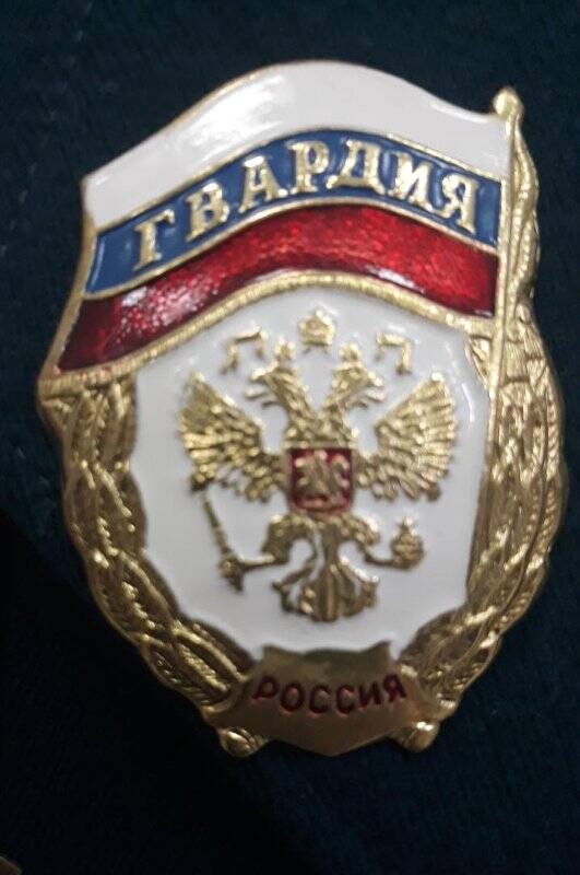 Знак Гвардия. Россия Шальнева В.Н., ветерана Великой Отечественной войны.