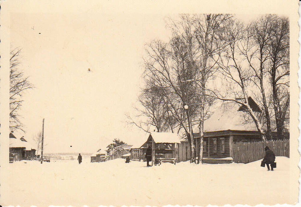 Фотография: улица г. Юхнов 1941 год.