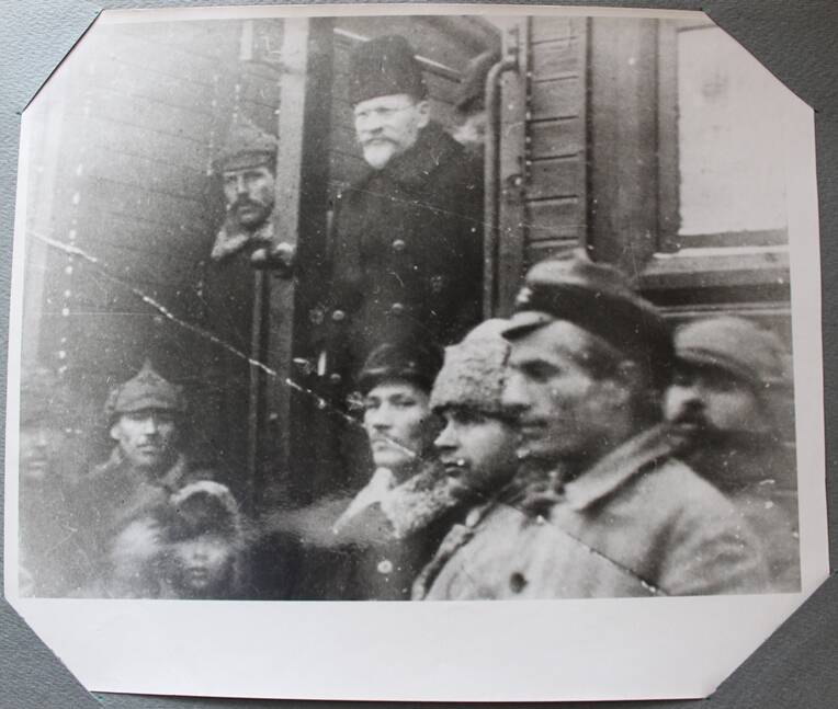 Фотография. Приезд председателя  М.Калинина в Белорецк.3 декабря 1923 г.