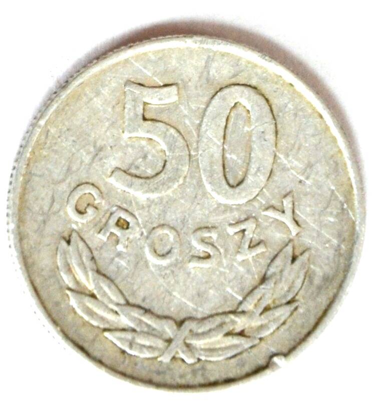 Монета 50 грошей.1923 года выпуска