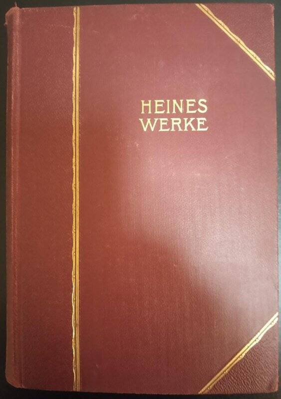 Книга. Heines Werke. Собрание сочинений. Берлин-Лейпциг-Вена-Штутгарт. Т. 1-4.