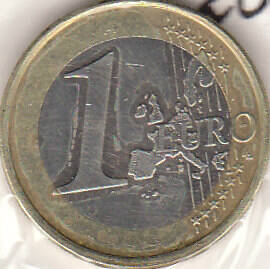 Монета  1 ЕВРО .