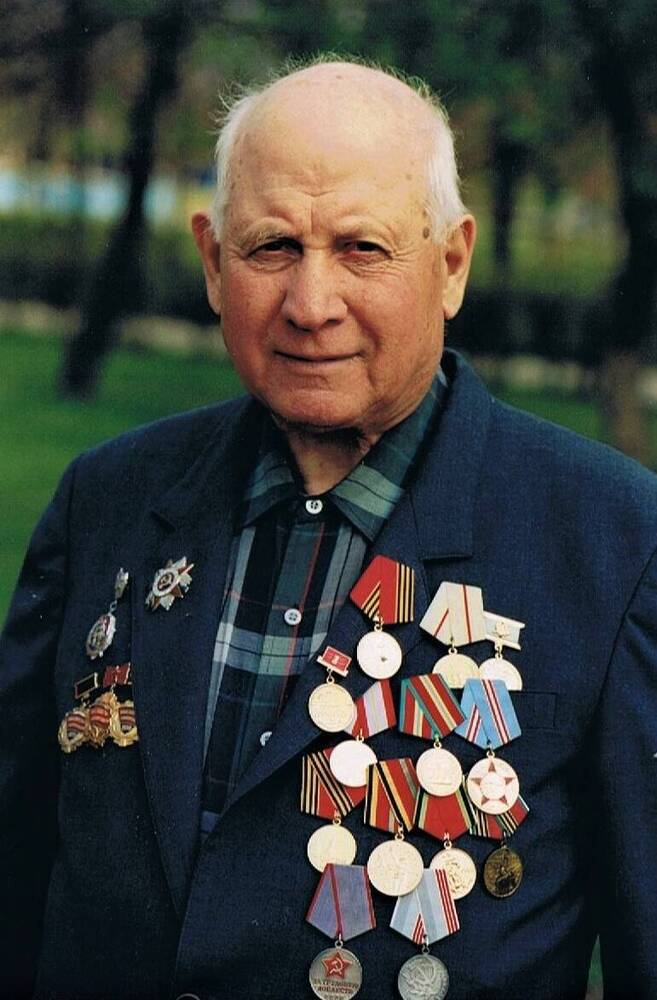 Фото. Бурганов Василий Дмитриевич- участник Великой Отечественной войны.