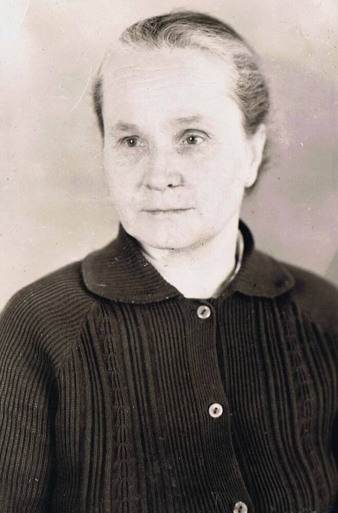 Фото. Шишмакова Анна Андреевна- участница Великой Отечественной войны.