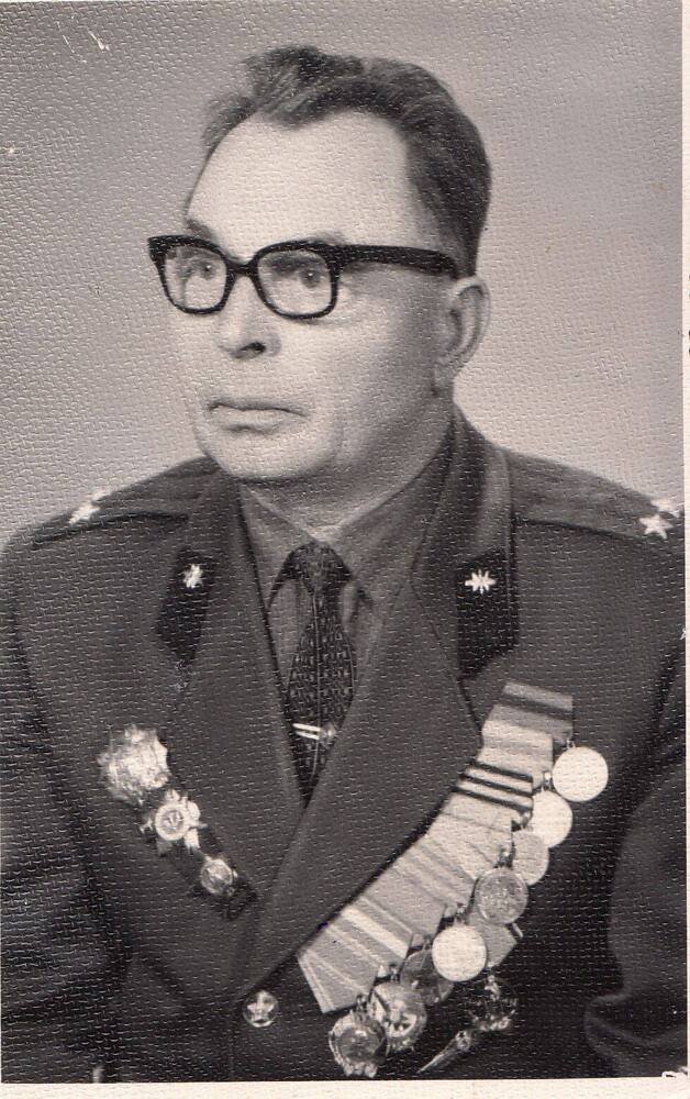 Фотография: Лебедев Николай Александрович, бывший комиссар 2-го батальона Подольского пехотного училища