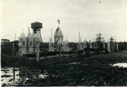 Фото: 1947 год. Поныри, привокзальная площадь.