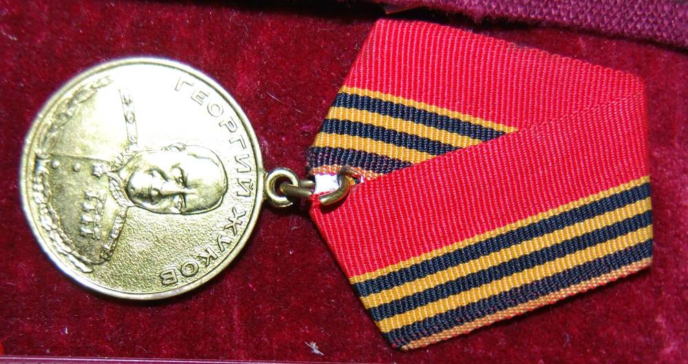 Медаль Г. Жукова. В ознаменование 100-летия со дня рождения полководца. Тарана П.Н.