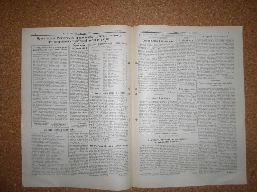 Газета Лукояновский колхозник№119(4178)