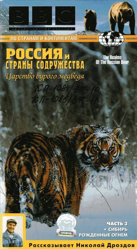 Видеофильм. «Царство бурого медведя». III, часть 3 «Сибирь», «Рождённые огнём»