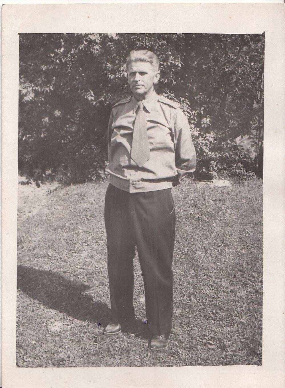 Носов Тимофей Гаврилович, бывший командир батареи 76-мм орудий передового отряда курсантов