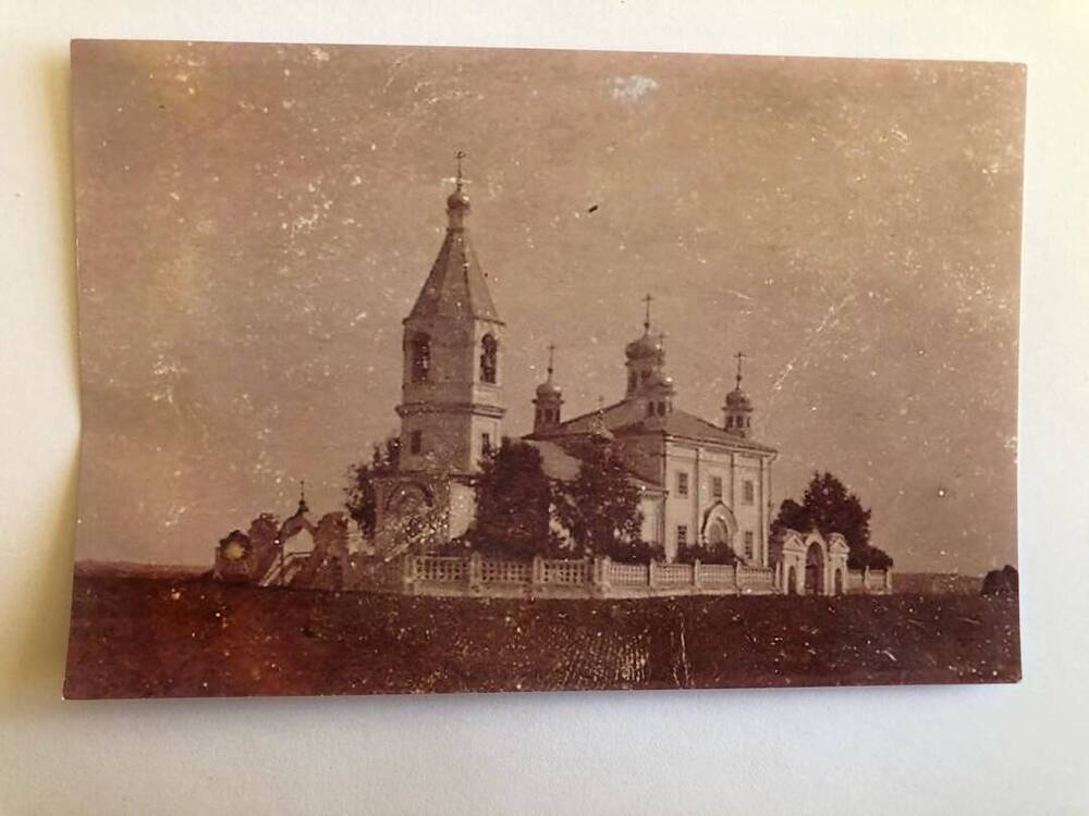 Фотография (копия). Церковь села Болобново 1866 года