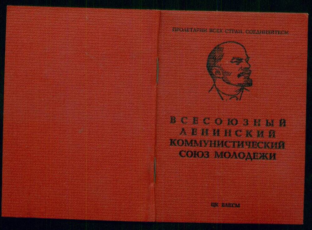 Комсомольский билет на имя Найденковой Светланы Анатольевны