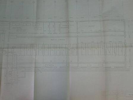 Чертеж Жешартский фанерный завод План расположения оборудования варочно-лущильно-сушильного цеха
