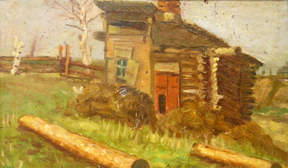 картина Старый дом