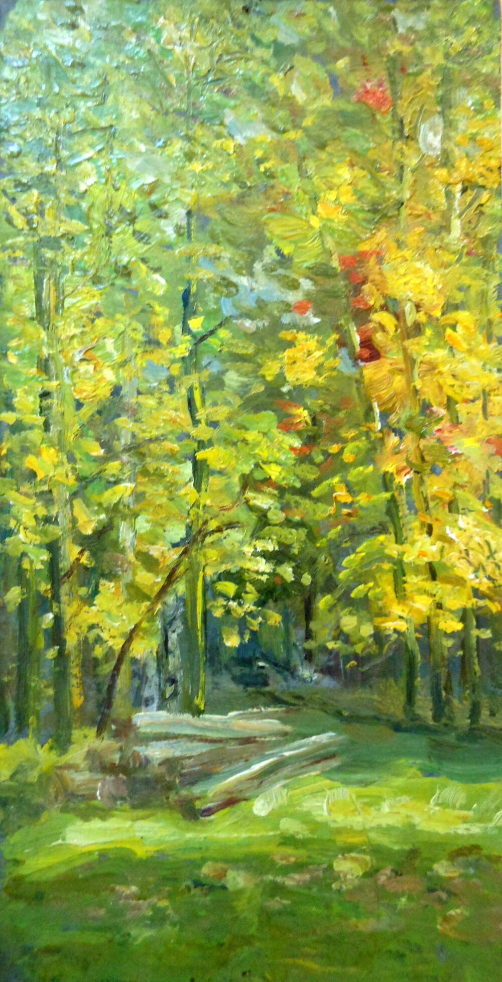 картина Осень в лесу