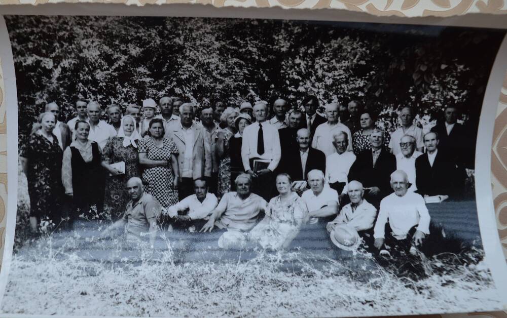 Фото. Слёт ветеранских организаций Ашинского района. 1980 год