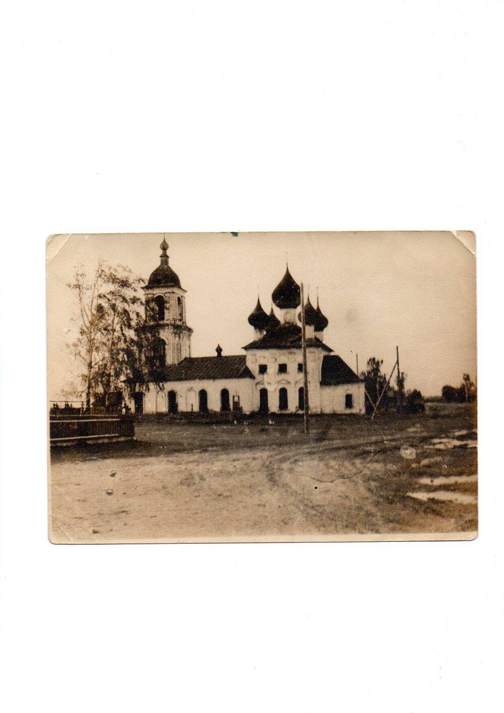 Фото. Вознесенская церковь села Мыт Затаеховской слободы. 1965 г.