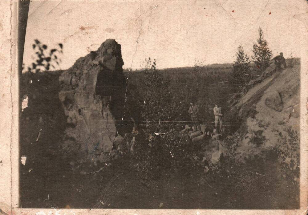 Фотография. Иераханский прииск. На разведке золота, 1939 год