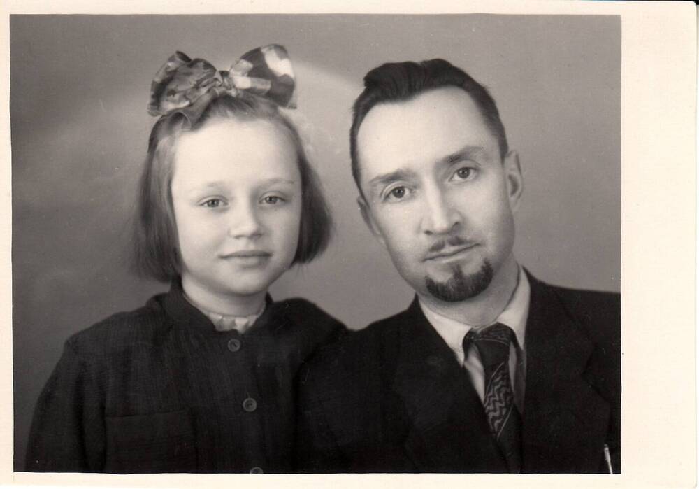 Фото А.Трухачев с дочерью Маргаритой, г. Салават