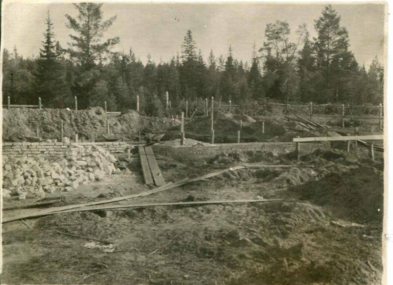 Фотография. Кичменгско-Городецкий маслозавод. Строительство.