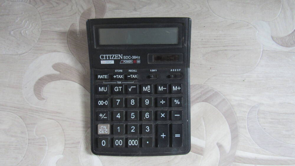 Калькулятор «CITIZEN SDC - 384»