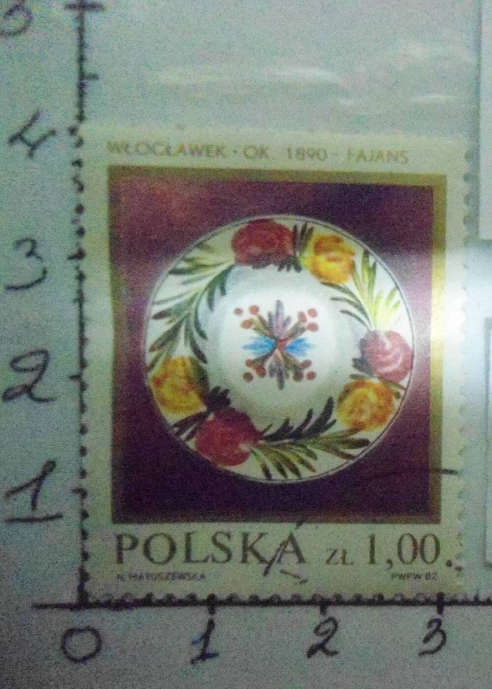 Почтовая марка POLSKA 1,00