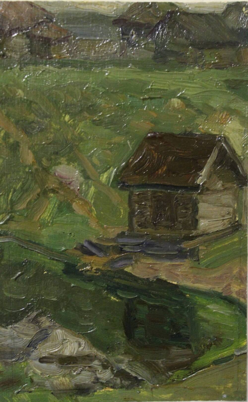 картина Дом в деревне