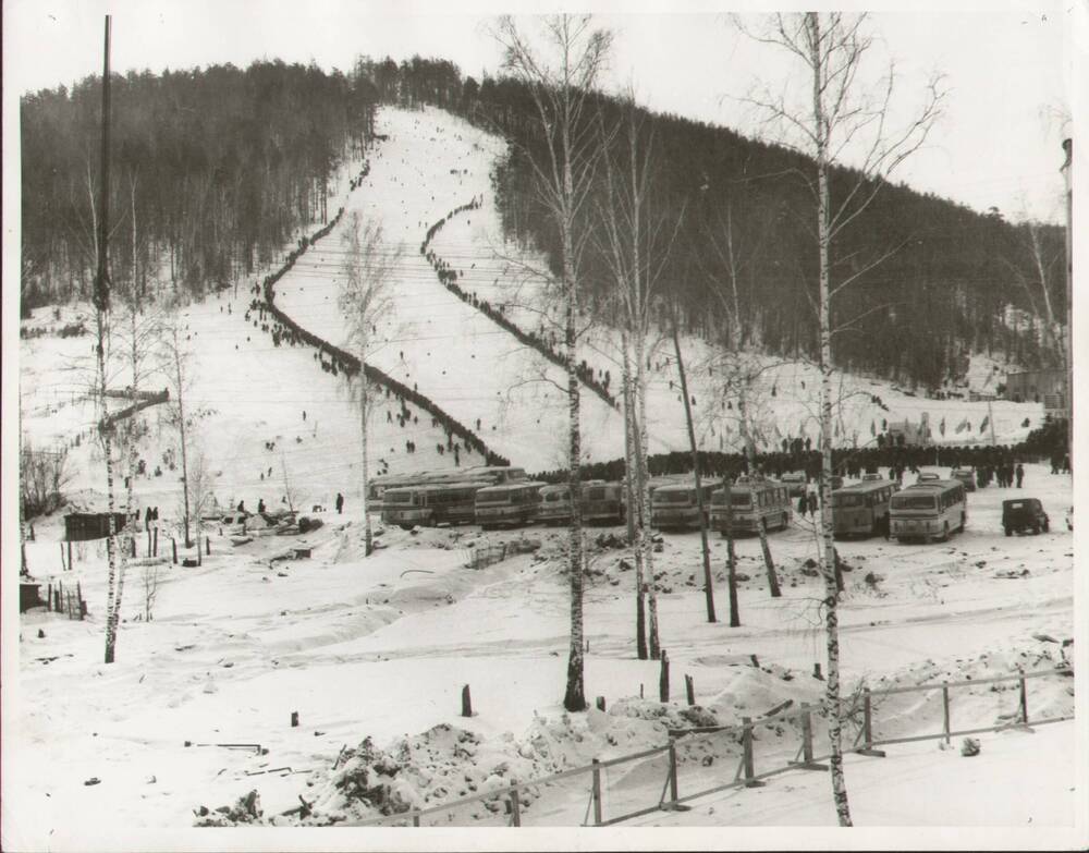 Фотография сюжетная. Спартакиада народов СССР 1982 год г. Дивногорск.