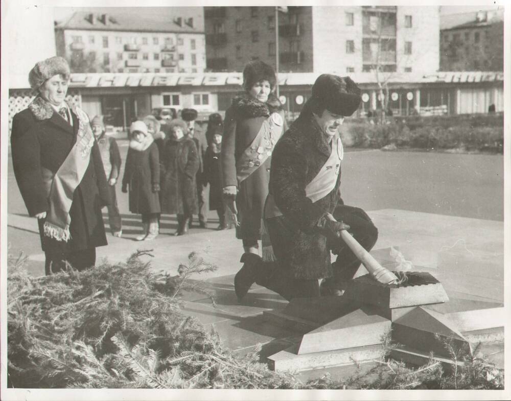 Фотография сюжетная. Спартакиада народов СССР 1982 год г. Красноярск.