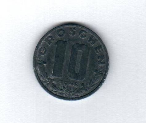 Монета 10 GROSCHEN